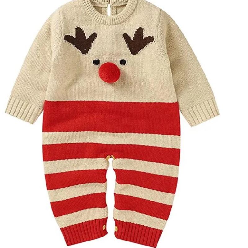 2023子供のための最新のニットクリスマスベビーセーター